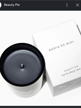 BEAUTY PIE LUXURY CANDLE - BAHIA DE MIEL